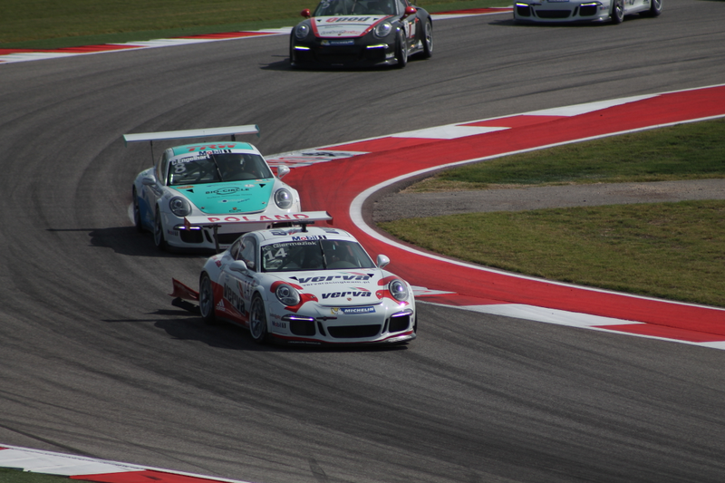 Illustration for article titled This Porsche Supercup Car Dragged Its Bumper For Half The Race